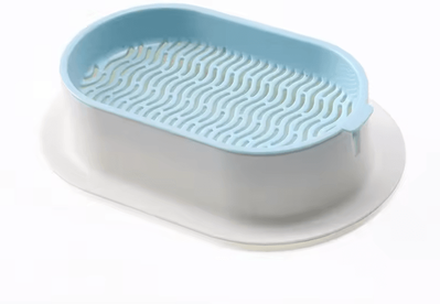 Inspire Curations Hydroponic Cat Grass Growing Box For Fresh Indoor Cat Snacks sky Blue
