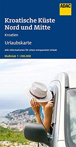 ADAC Urlaubskarte HR Kroatische Küste Nord u. Mitte 1:200 000: Nord und Mitte (ADAC Urlaubskarten) - Preis vom 17.10.2026 19:25:27 h