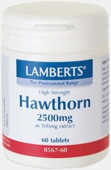 LAMBERTS HAWTHORN (ESPINHEIRO BRANCO) 2500mg 60 COMPRIMIDOS