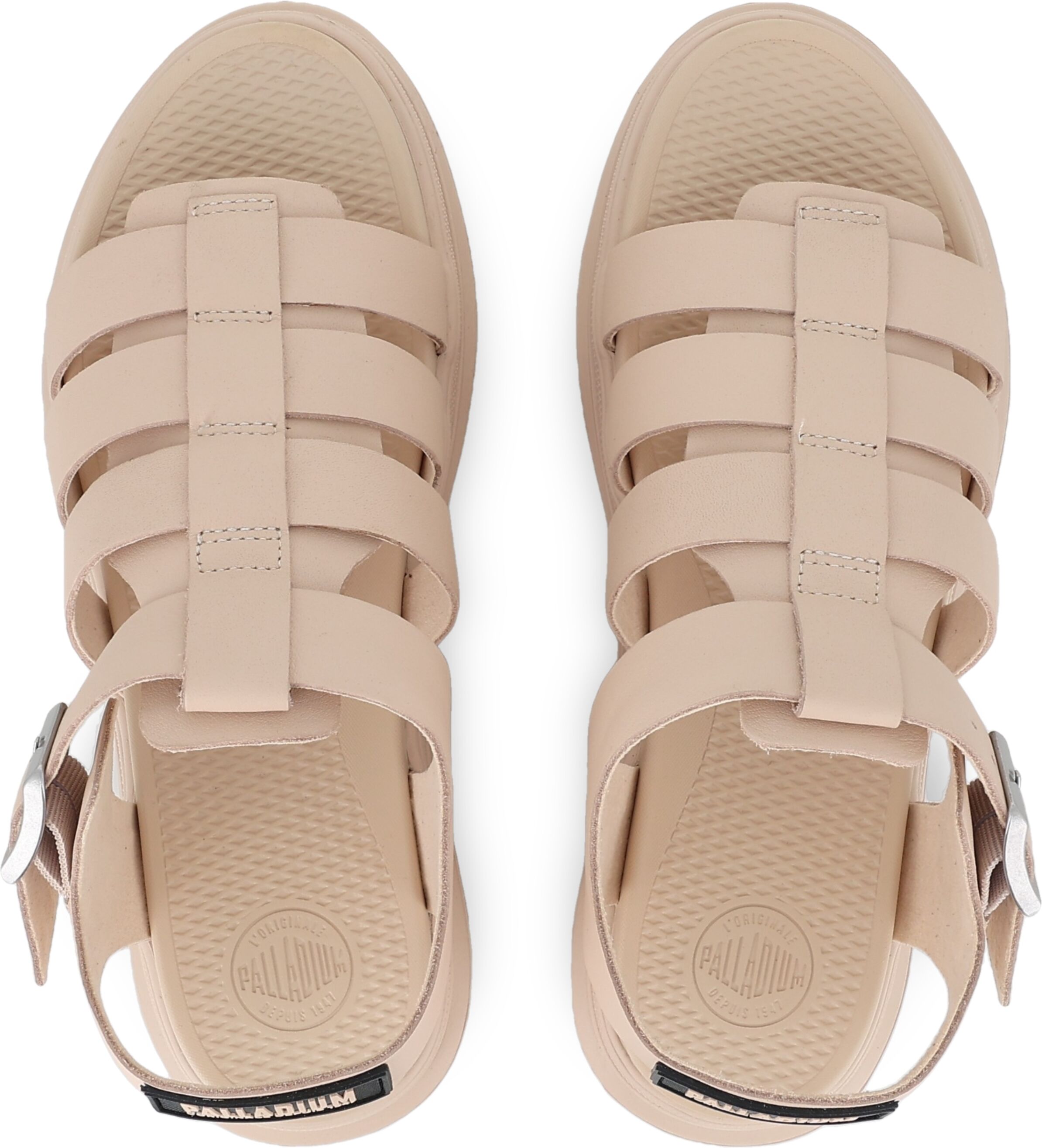 Sandale PALLADIUM "PALLACRUISE FISHERMN", Damen, Gr. 39, beige (tropisand), Leder, Schuhe Sandale, Sommerschuh, Sandalette, Riemchensandale tropisand 39