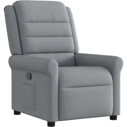 vidaXL Relaxsessel Hellgrau Stoff