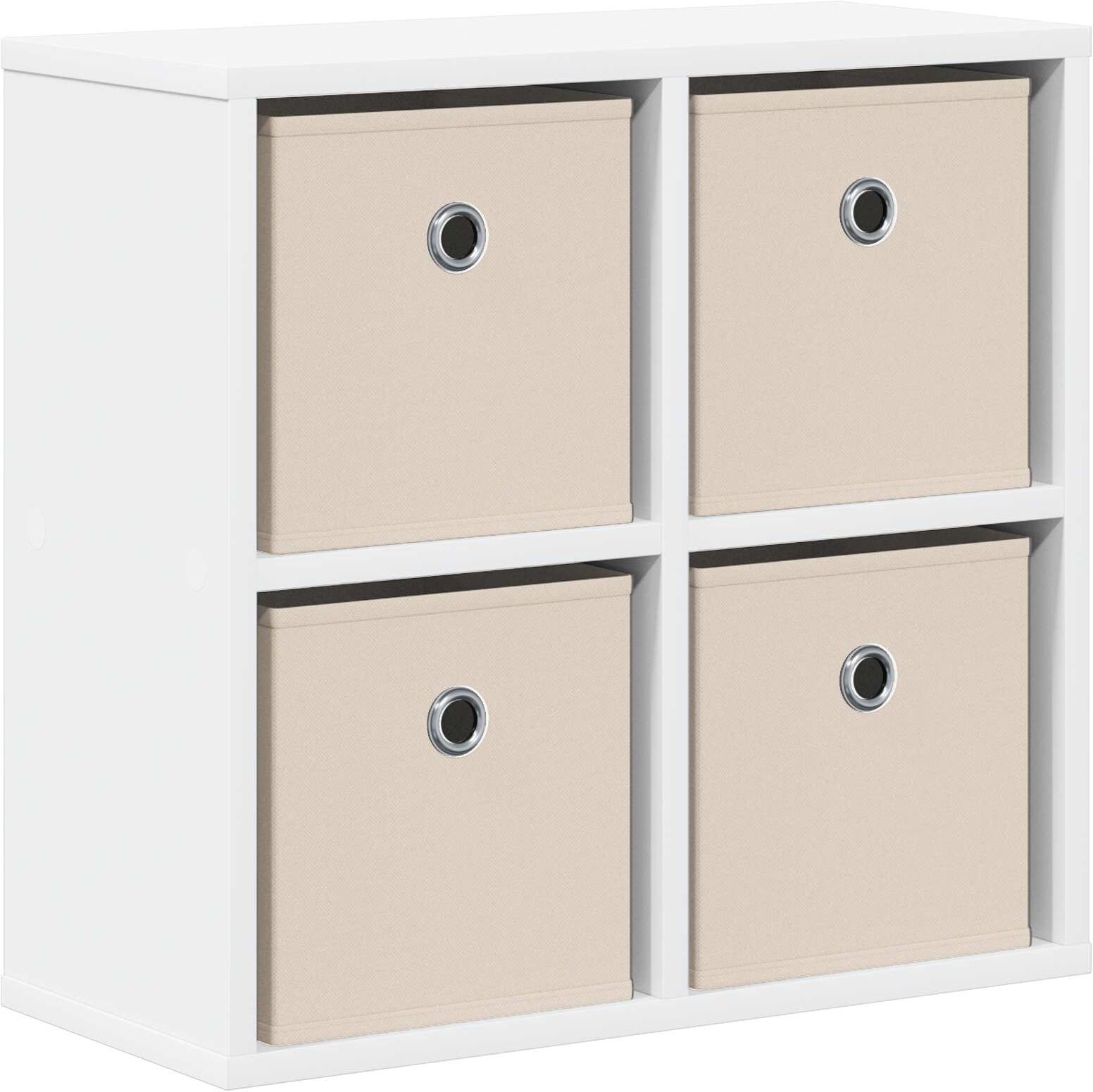 vidaXL Buffet Blanc 49,5 x 22 x 47 cm