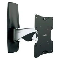 PureMounts Pm-Motion1-37 (Wand, 30 kg, 13" - 37"), TV Wandhalterung, Silber, Schwarz