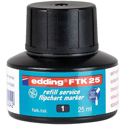 edding Nachfülltinte FTK 25 schwarz