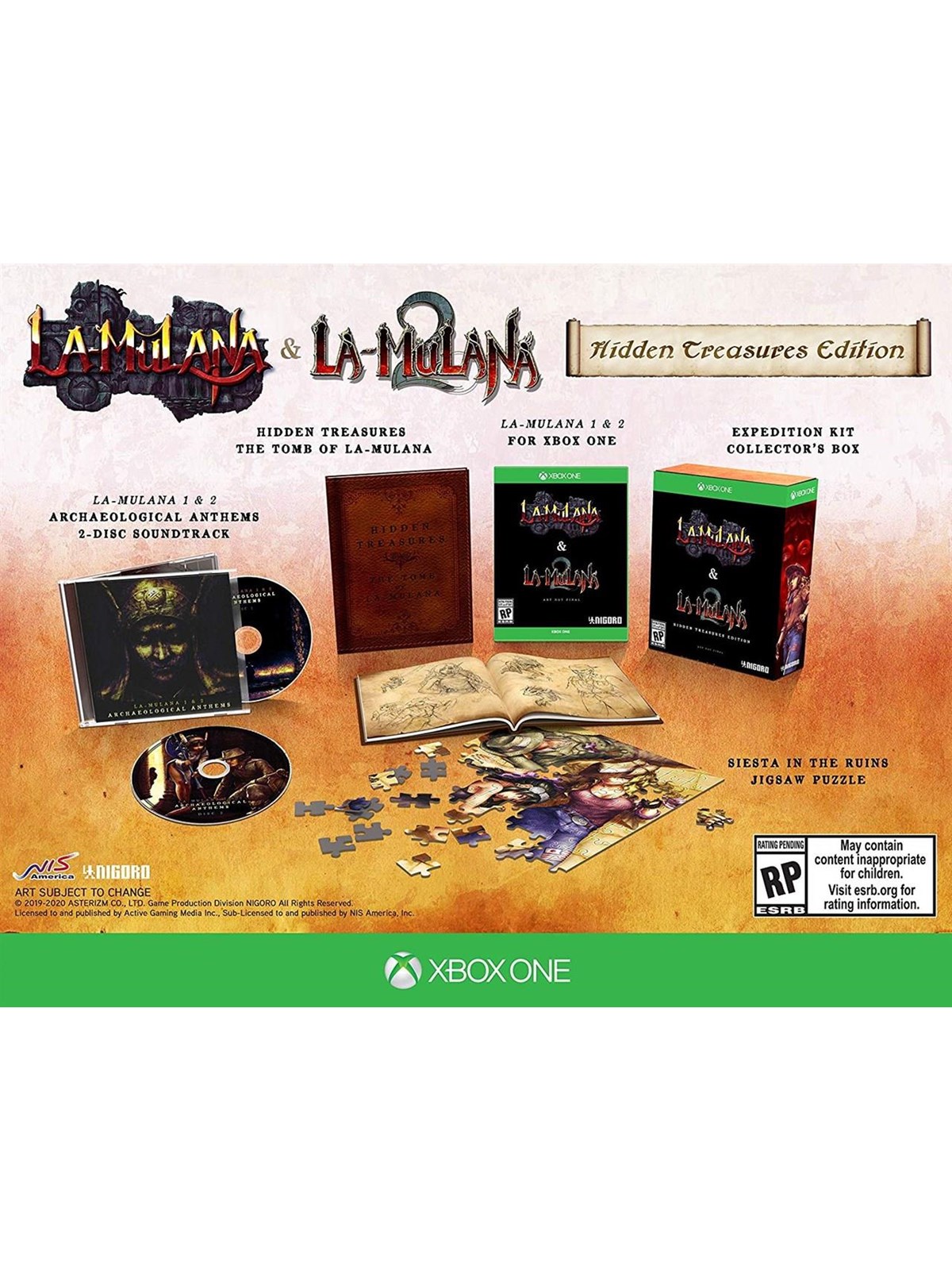 La-Mulana 1 & 2: Hidden Treasures Edition - Microsoft Xbox One - Platformer - PEGI 12