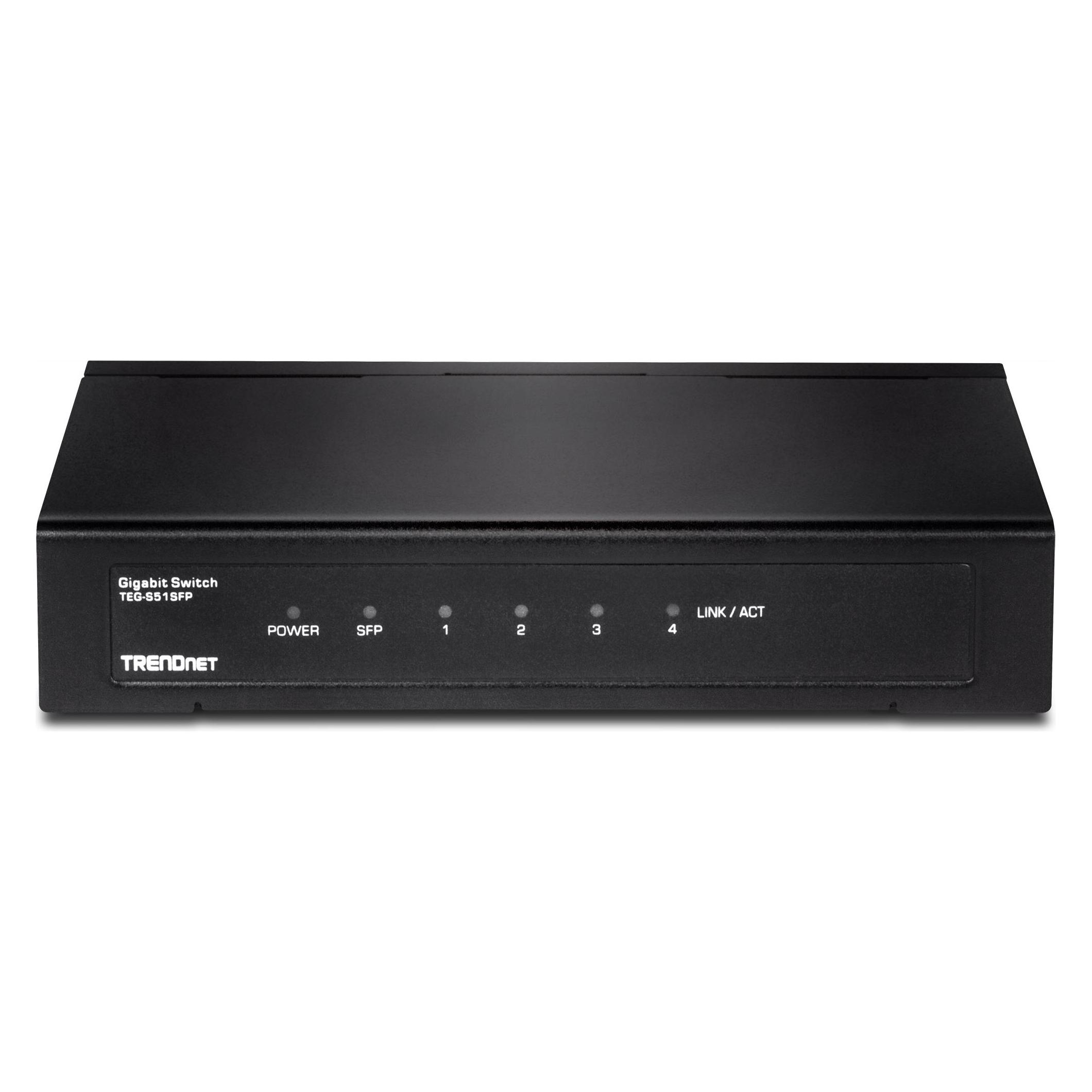 Trendnet Teg-S51sfp (5 Ports) (TEG-S51SFP)