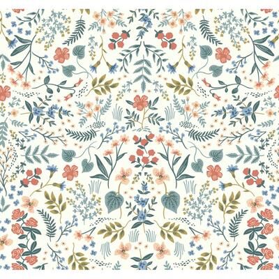 Rifle Paper Co.Wildwood Beige & Coral Wallpaper