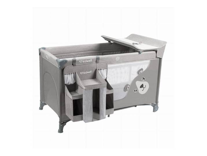 COIL Baby-Reisebett Babybett, Kinderreisebett, Kinderbett, BLISSY - Babybett, mit Seiteneingang, LockGuard-Schutz, faltbare Matratze