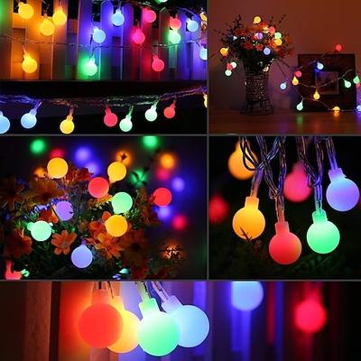 LED Lichterkette 3M-20LED 6M-40LED 10M-80LED Balllichter USB Glühlampe Lichterkette wasserdicht Außenhochzeit Feiertag