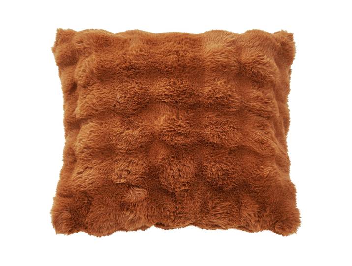 Coussin Aura Cuivre/Cognac 50 x 50cm Polyester