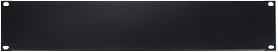 Adam Hall 87222STL U-Rack Panel 2U Schwarz