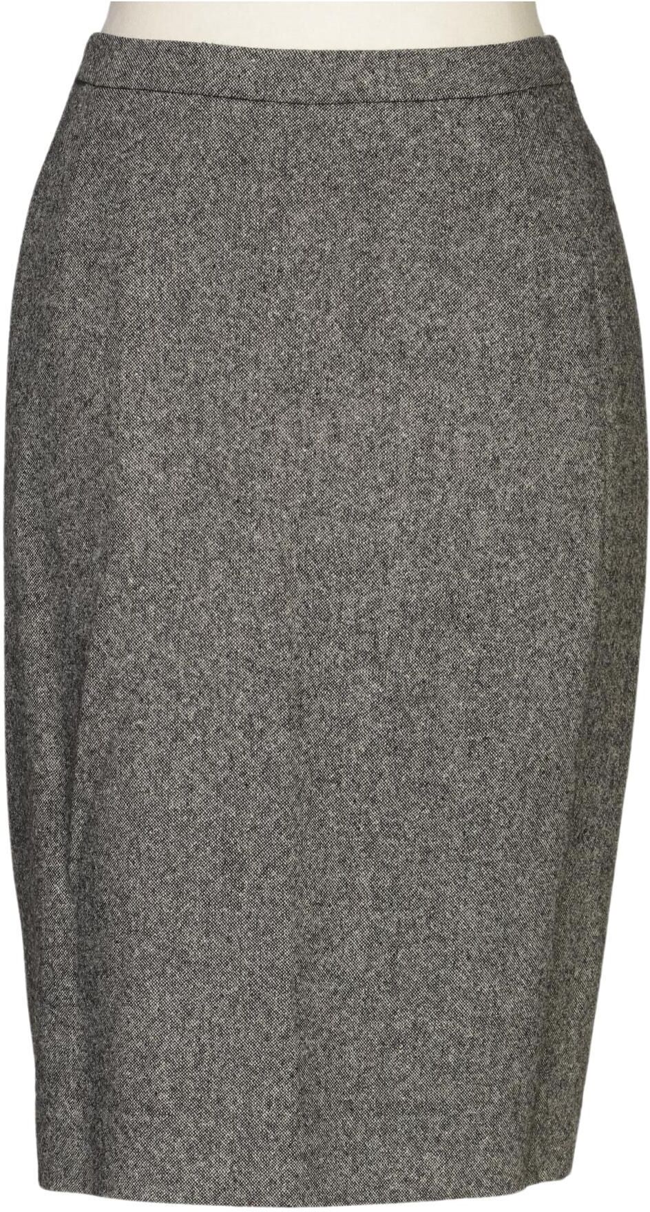 Madeleine Damen Rock, Grau, Gr. EU 38, Wolle / Viskose / Seide - Second Hand