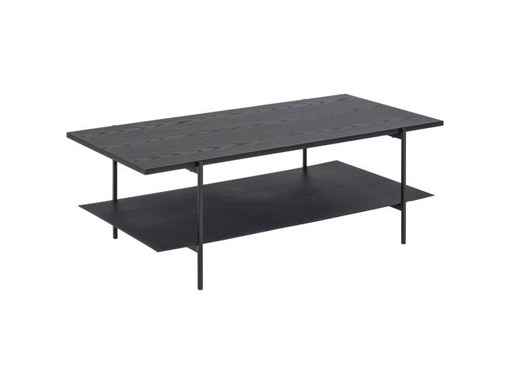 Couchtisch, Schwarz, Metall, rechteckig, 60x40x115 cm, Reach, Wohnzimmer, Wohnzimmertische, Couchtische, Couchtische Metall