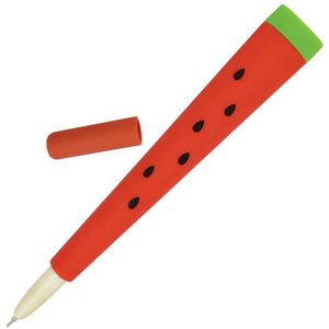 Legami Gelschreiber Watermelon Pen, Strichbreite 0,5 mm, Schreibfarbe schwarz