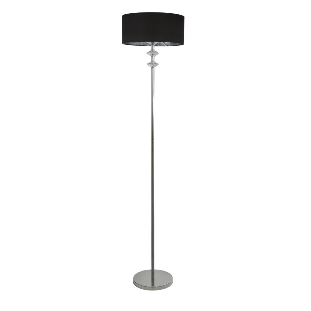Searchlight New Orleans Design Schemerlamp - Zwart/Zilver