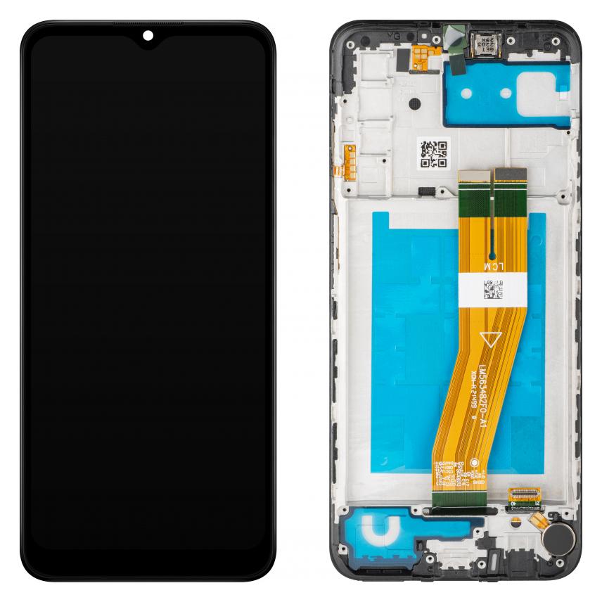 MP Display Unit für Galaxy A03s A037, F Version, Aftermarket, Schwarz (Display) (58015761)