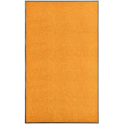 vidaXL Fußmatte Waschbar Orange 90x150 cm