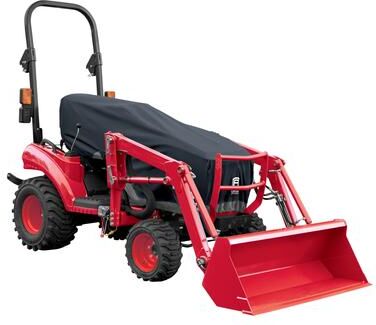 "Classic Accessories StormPro RainProof Heavy-Duty Compact Utility Tractor Cover - Seatback to cowling front up to 79""L"