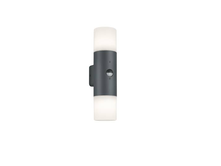 Applique extérieure Hoosic 2fl. anthracite avec capteur