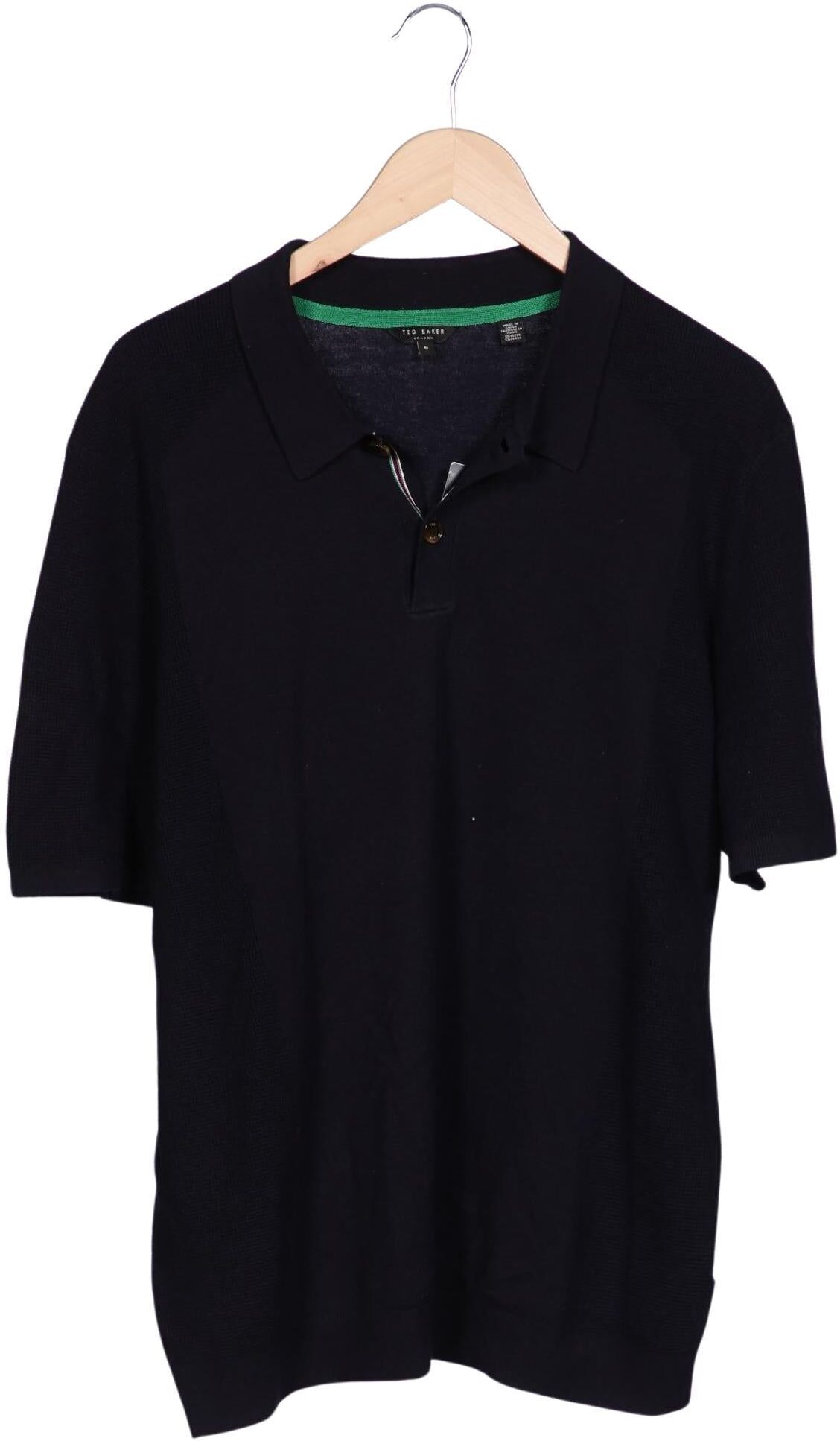 TED Baker Herren Poloshirt, Marineblau, Gr. XXL (Ted Baker 6), Synthetik / Wolle - Second Hand