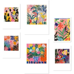 POSTER Set Mit 6 Farben Und Formen Von Matisse A3 & A4 Rahmenlos