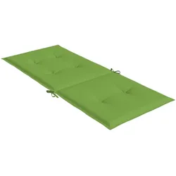 vidaXL, Sitzkissen, Hochlehner-Auflagen 4 Stk. Stoff (120 x 50 cm)