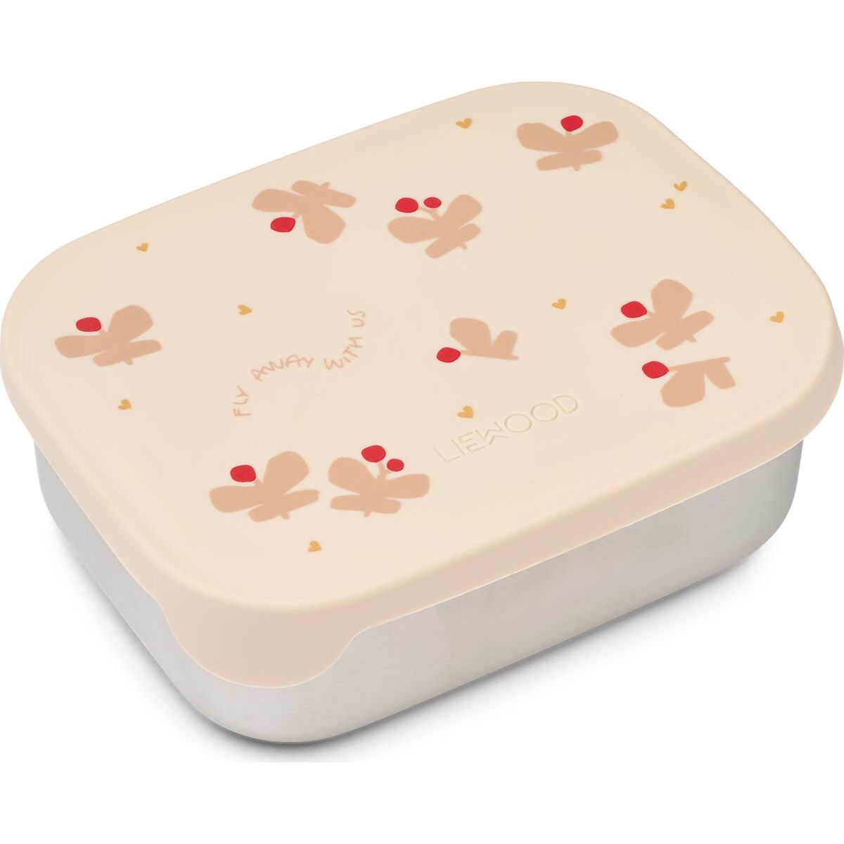 Liewood Arthur Printed Lunchbox butterfly / apple blossom (2606) ONE SIZE LW14982-2606-ONE SIZE-CU