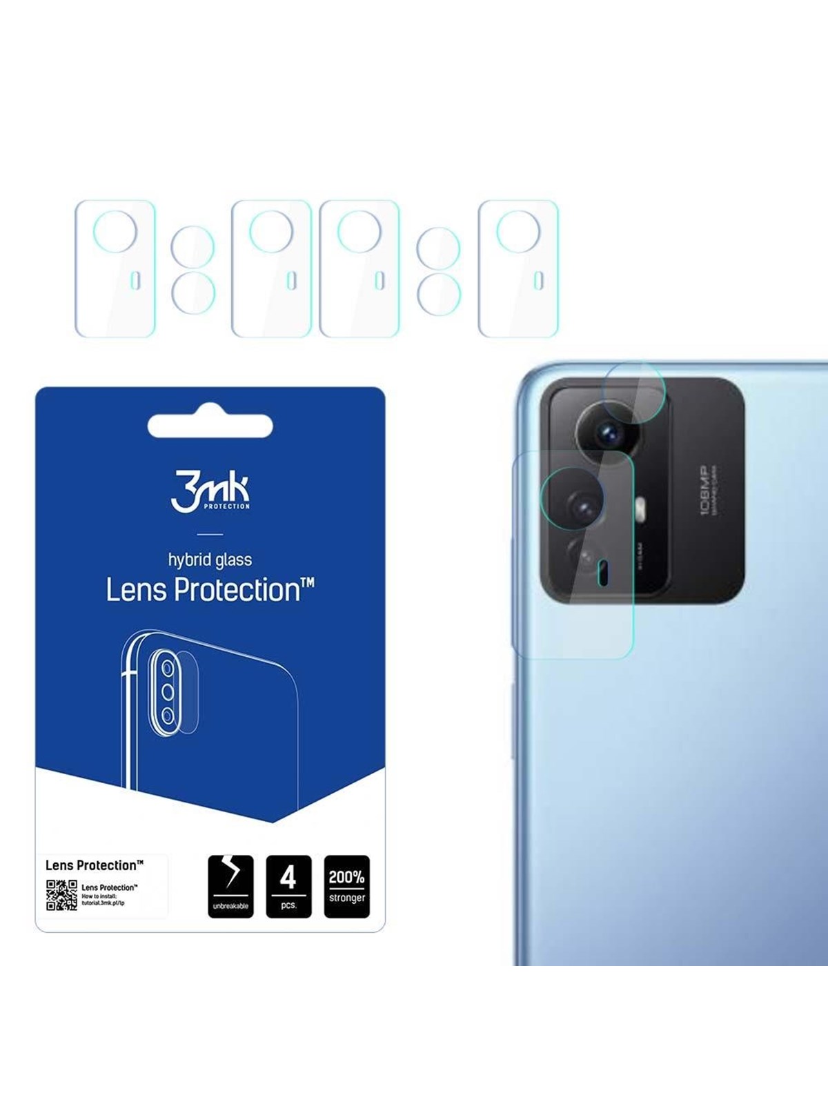 3mk Lens Protection hybrid camera glass for Xiaomi Redmi Note 12s