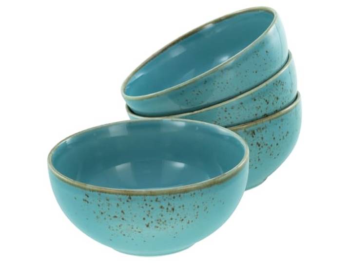 CreaTable\, 21679\, Série Nature Collection Water\, service de vaisselle 4 pièces\, bol Buddha en grès\, compatible lave-vaisselle et micro-ondes\, production de qualité.