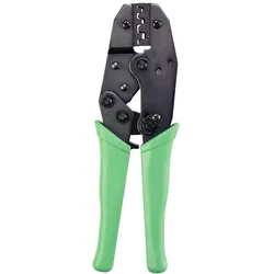 Toolcraft, Zange, Crimpzange für unisolierte, offene Steckverbinder (218 mm)