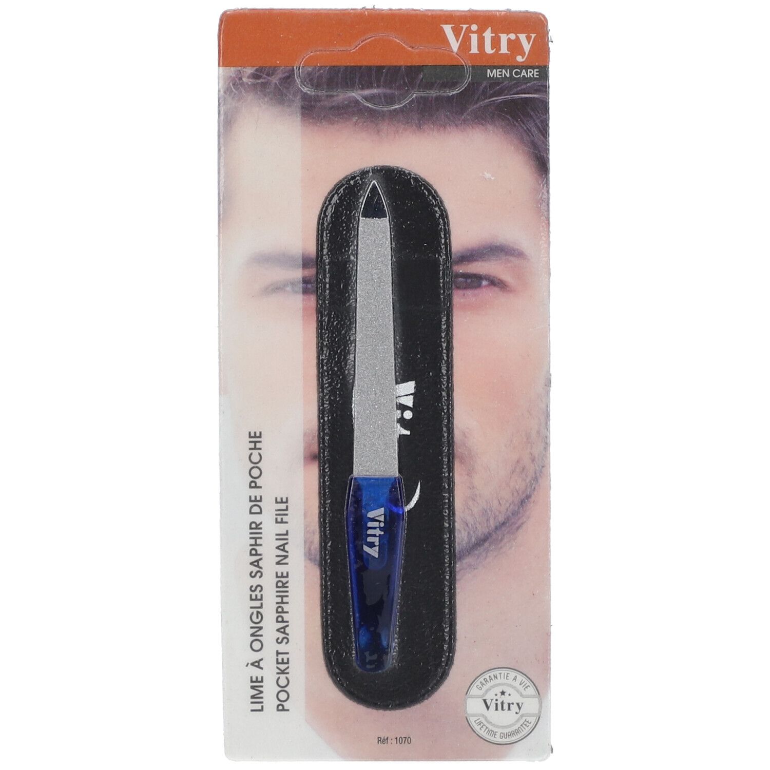 Vitry Classic Vijl Saffier Zakmodel + Etui 1070 1 St Feile