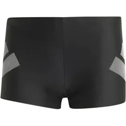 ADIDAS Badehose BIG BARS, Größe 2 in Schwarz Schwarz