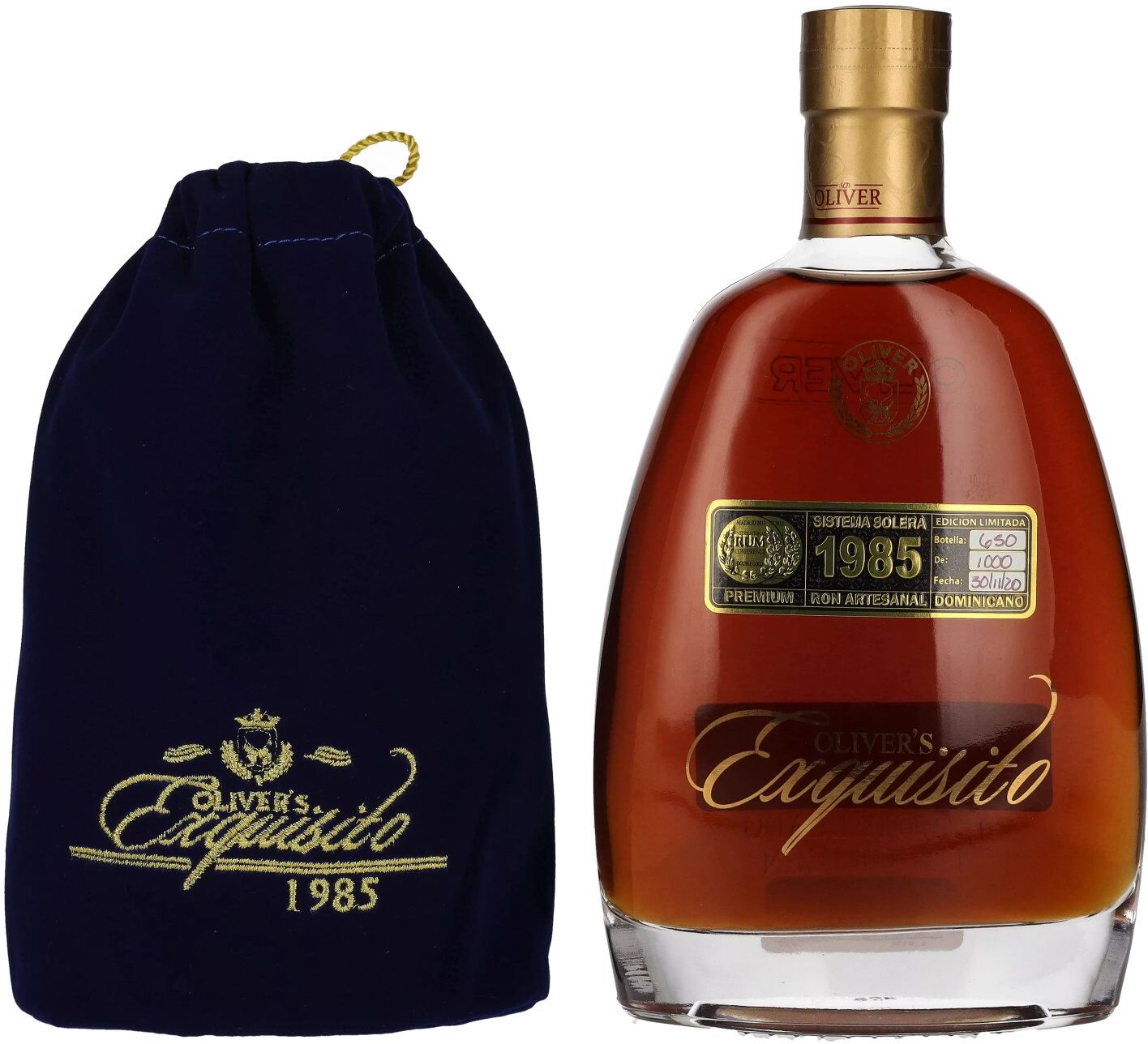 Oliver's Exquisito Sistema Solera Ron 1985 40% Vol. 0,7l