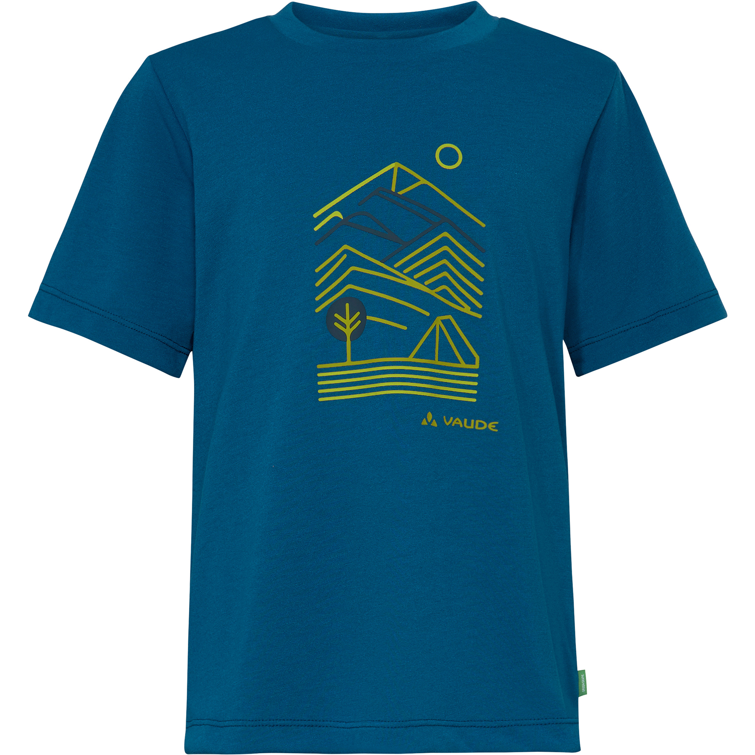 Vaude Rokua Kinder T-Shirts blau Größe 92 Trekking Atmungsaktiv