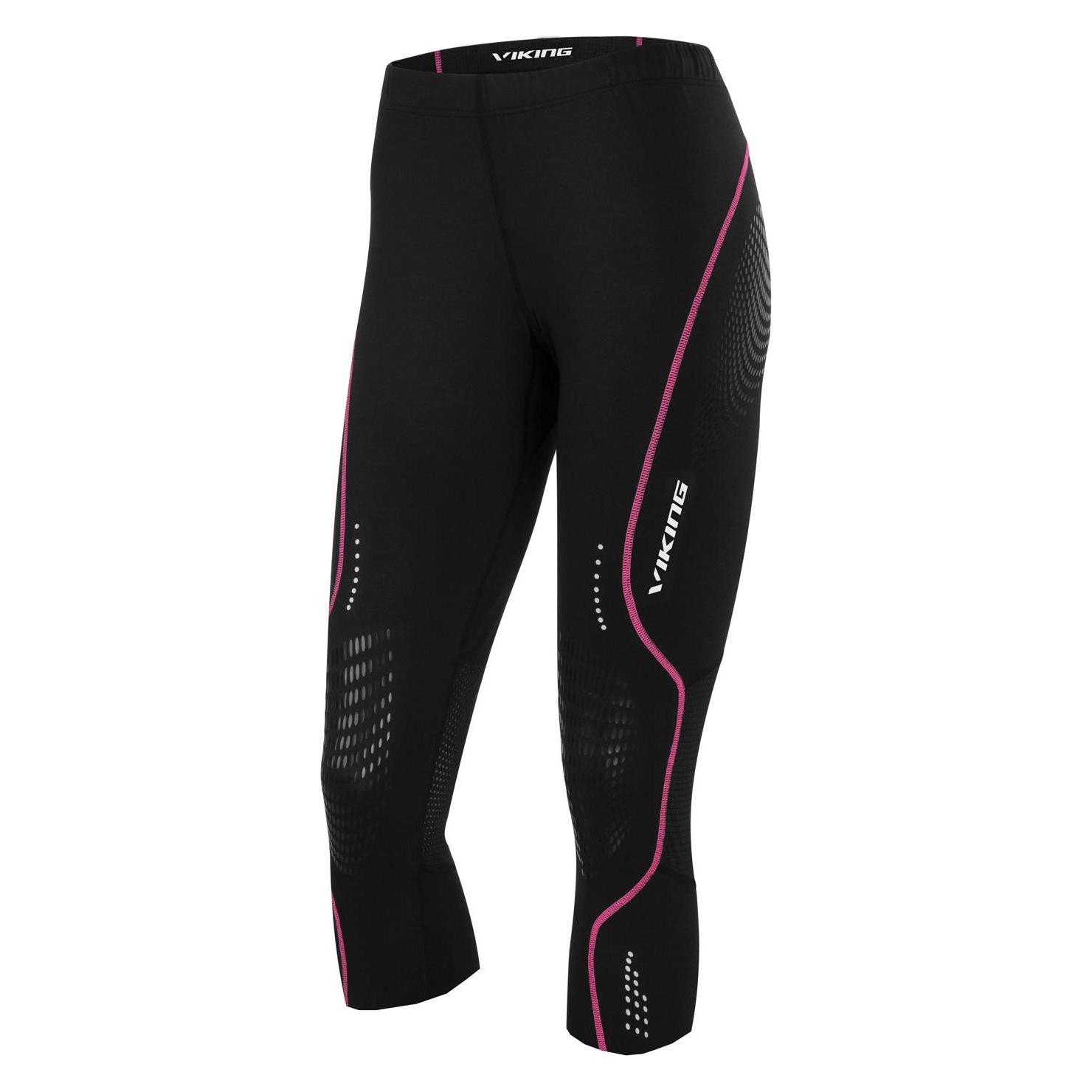 Vikingsports VIKING Funktionshose Laufhose Leggings Damen 3/4 - schnell trocknend und atmungsaktiv - für Jogging (XS) (25277093)
