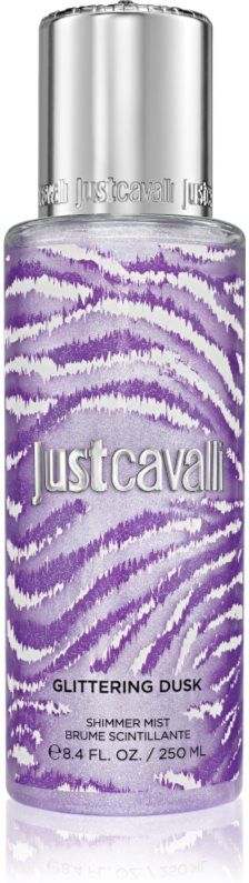 Roberto Cavalli Just Cavalli Glittering Dusk brume illuminatrice corps pour femme 250 ml