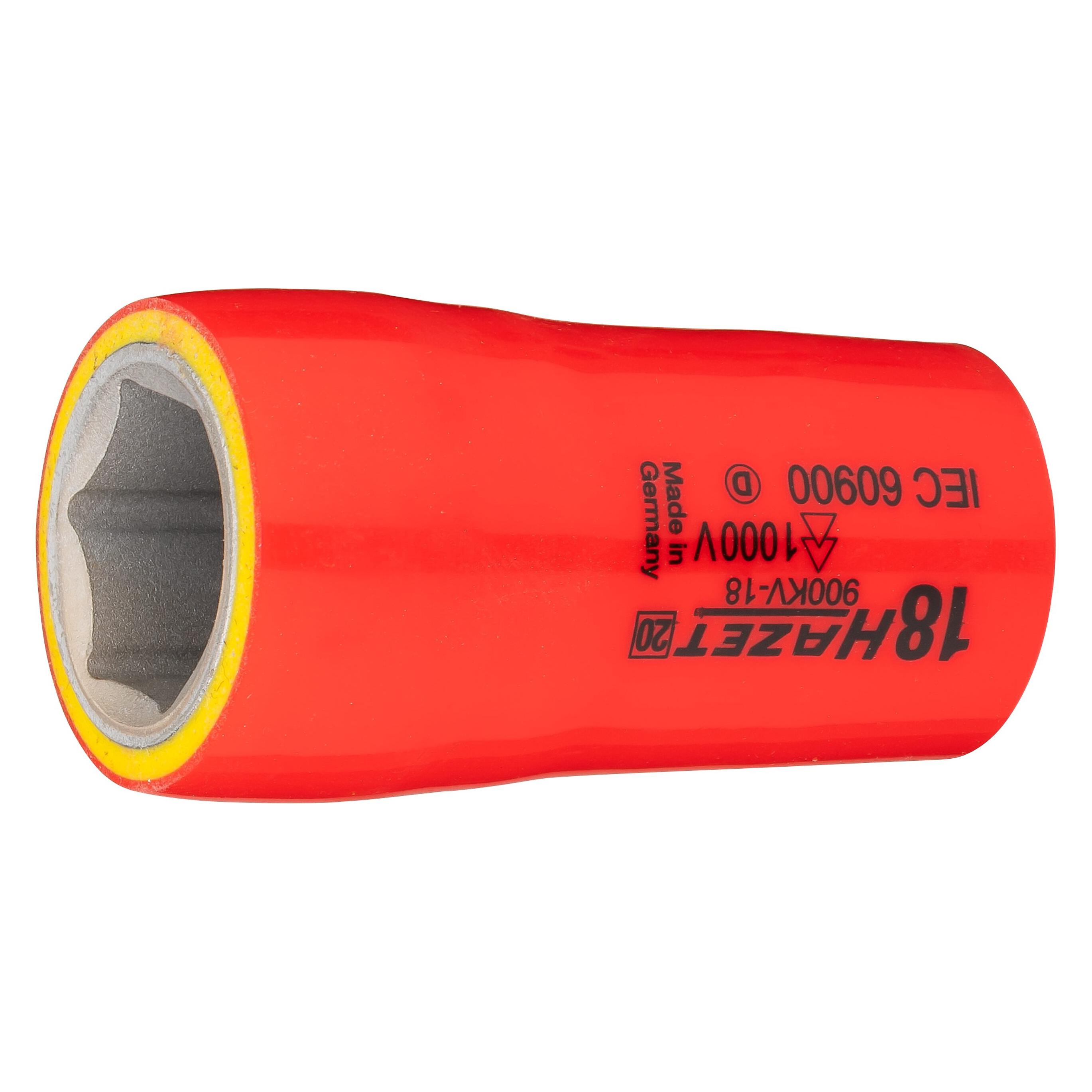 Hazet Steckschlüsseleinsatz schutzisoliert 1/2,18 mm (18 mm) (900KV-18)