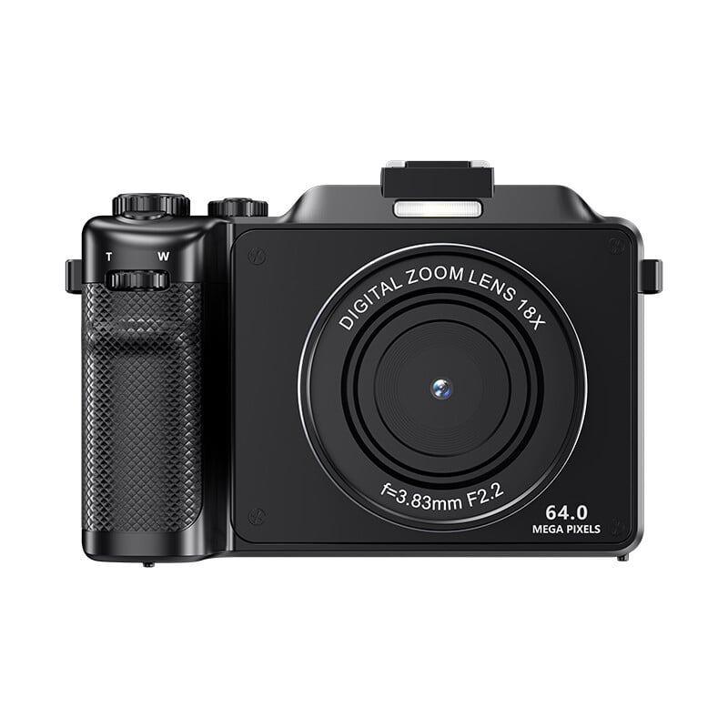 KOMERY X9 4K 64 MP Compacte Vlogging Camera met 18x Digitale Zoom en Autofocus - Zwart