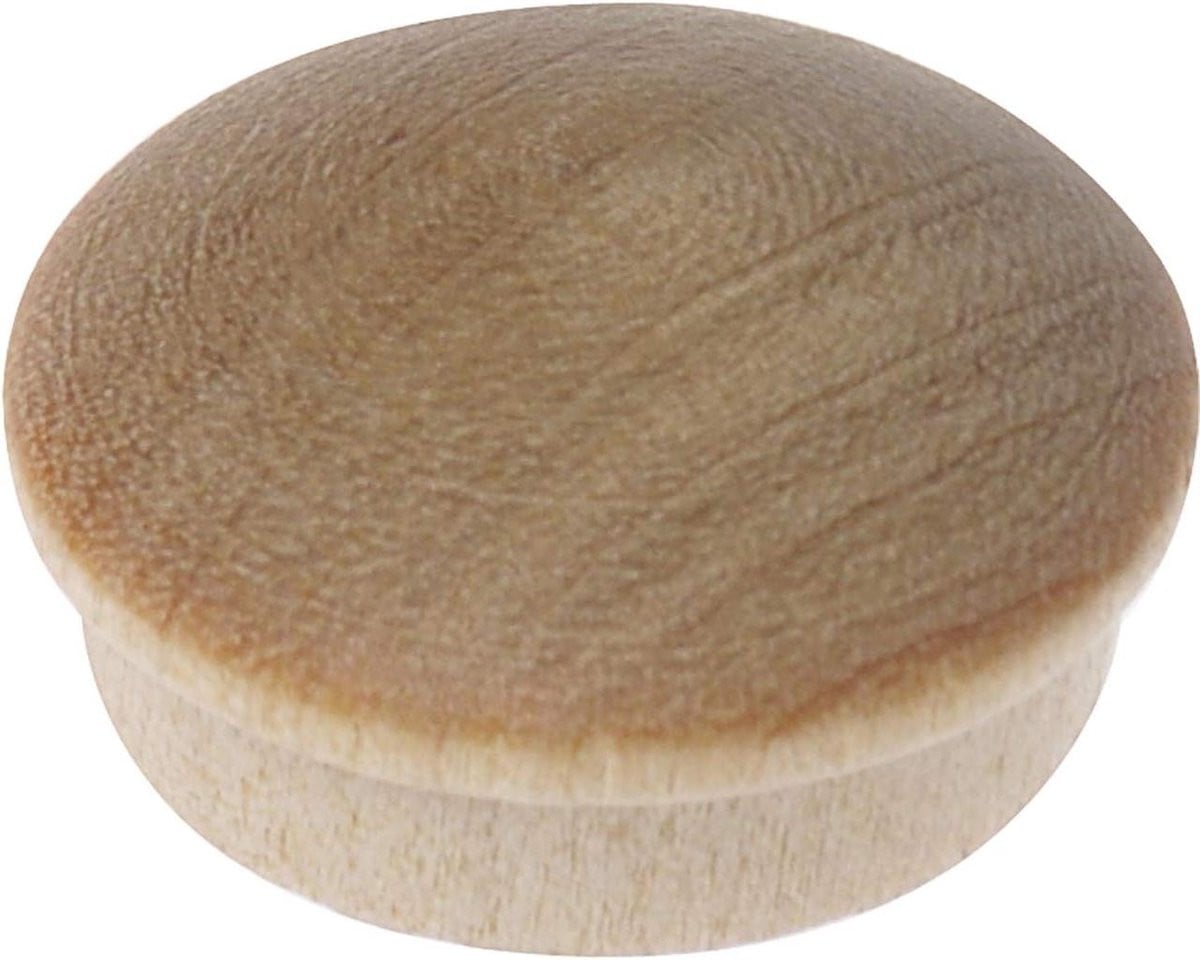 Houten Ronde Knop - Fijn geschuurde houten pluggen voor het bevestigen van objecten - 3/4 Inch