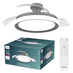Philips LED Bliss Deckenventilator 28 W mit Fernbedienung, Dimmbar 8721103096043