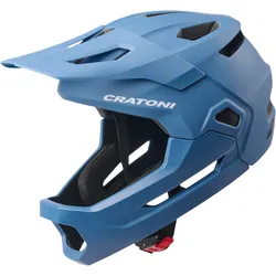Cratoni Jugenhelm Madcat Fullfacehelm Fahrradhelm Kinnbügel S/M 49-56 MTB Kinder...