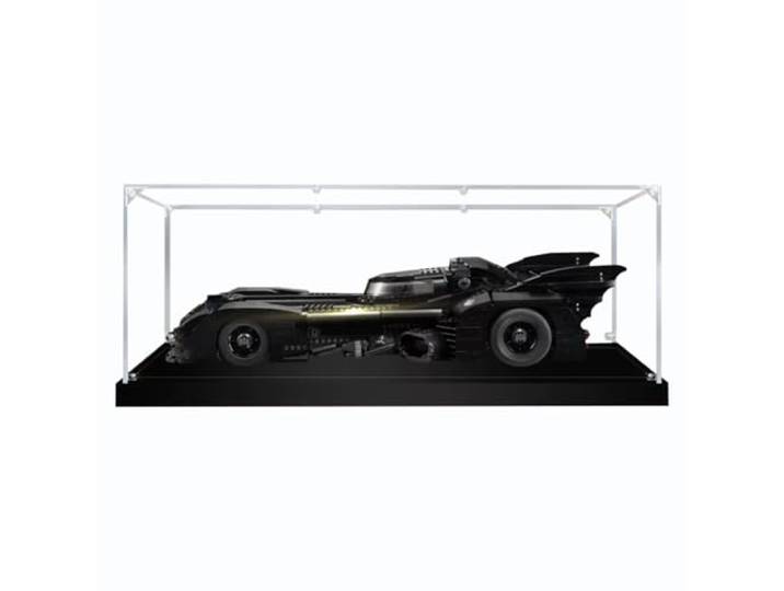 Figuren-Displaybox für LEGO 76139 für Batmob-ile 19-89, Acryl, staubdicht, transparent, benutzerdefinierte Vitrine (kein Modell) (Schnappverschluss + 3 mm)