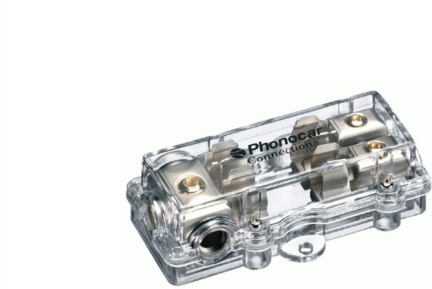 Phonocar Sicherungshalter 2out 10x38mm Nickel 04487