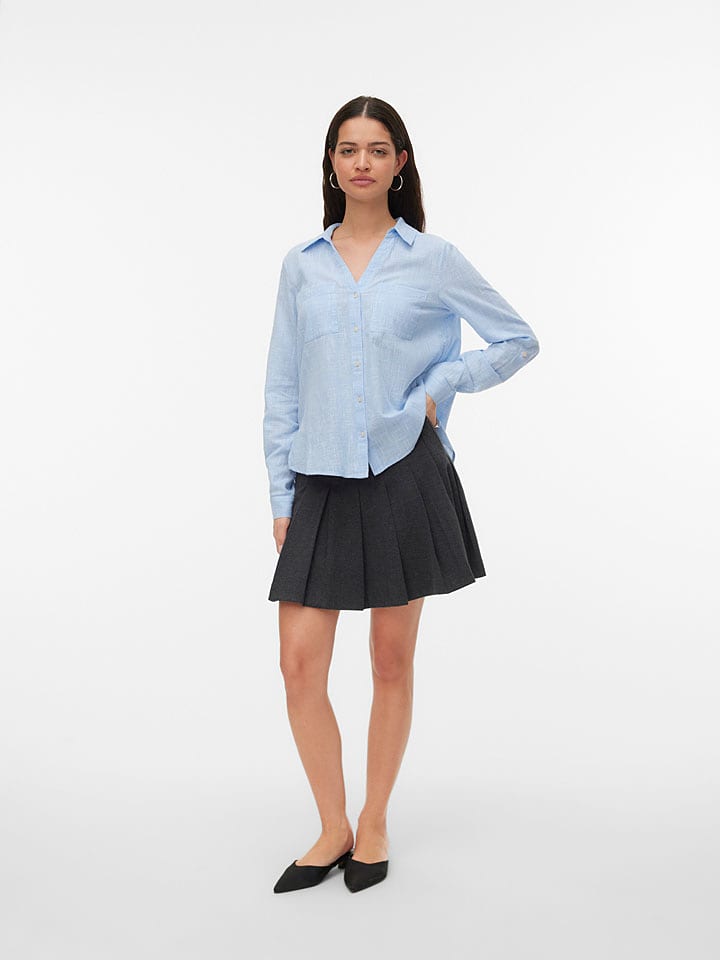 Vero Moda Hemd in Hellblau - XL