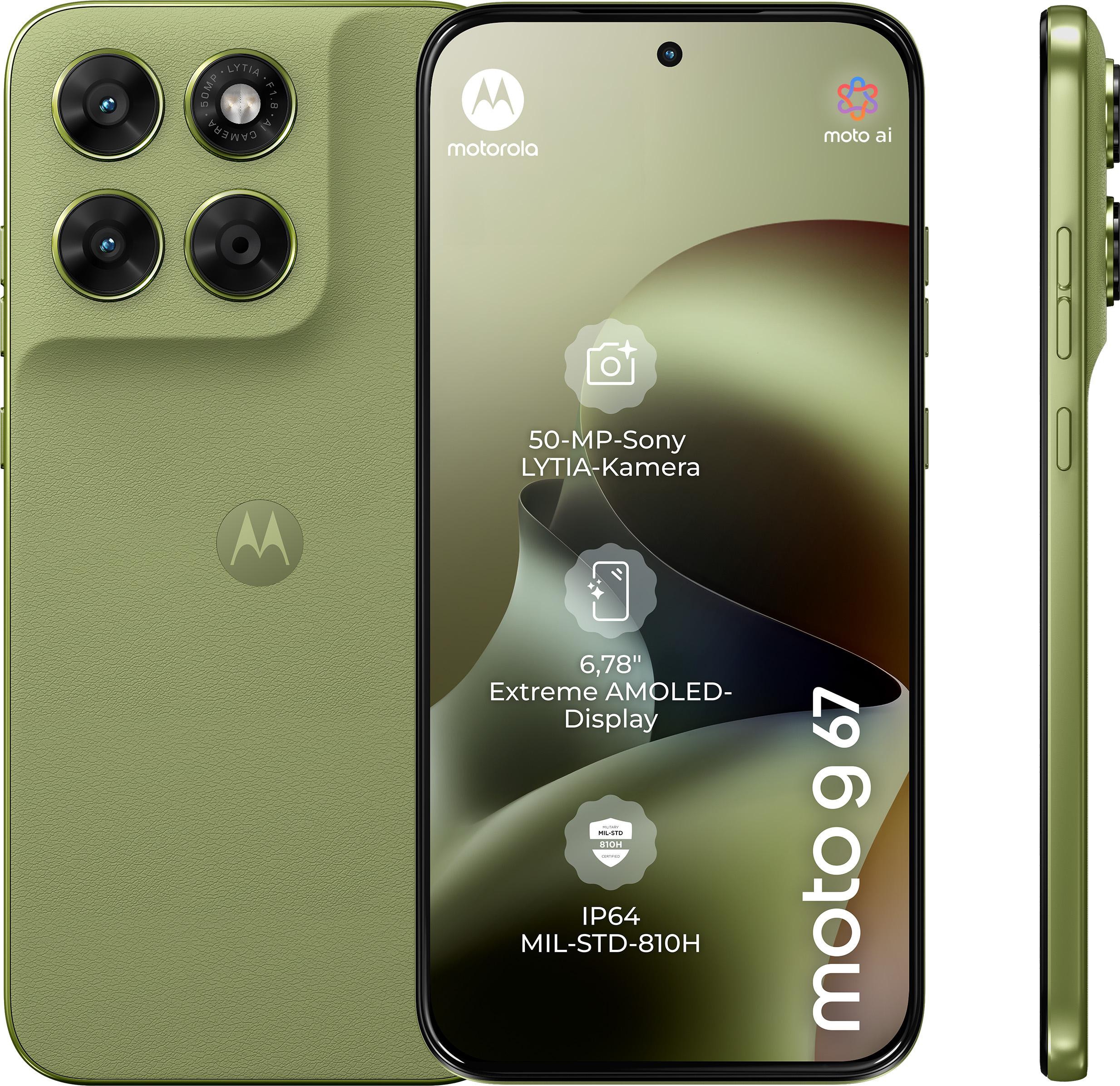 Motorola moto g67 5G 4/256 GB Android 16 Dual SIM Smartphone Nile
