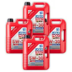 4x Motoröl LIQUI MOLY 4615 Truck Nachfüll-Öl 5W-30 Kanister 5 Liter