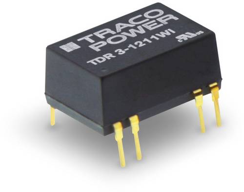 TracoPower TDR 3-1212WI DC/DC-Wandler, Print 12 V/DC 12 V/DC 250mA 3W Anzahl Ausgänge: 1 x Inhalt 1St.