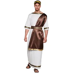 Boland Griechischer Gott Kostüm: Haarschmuck, Toga,, Schultertuch, Gürtelband (L, M)