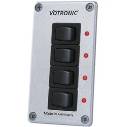 Votronic 1288 Schalter-Panel 4 S 12/24 8A  EIN/Aus mit LED Control