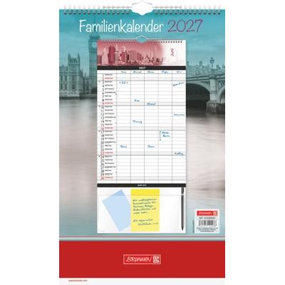 Familienkalender 2027 Big City, 250×415 mm